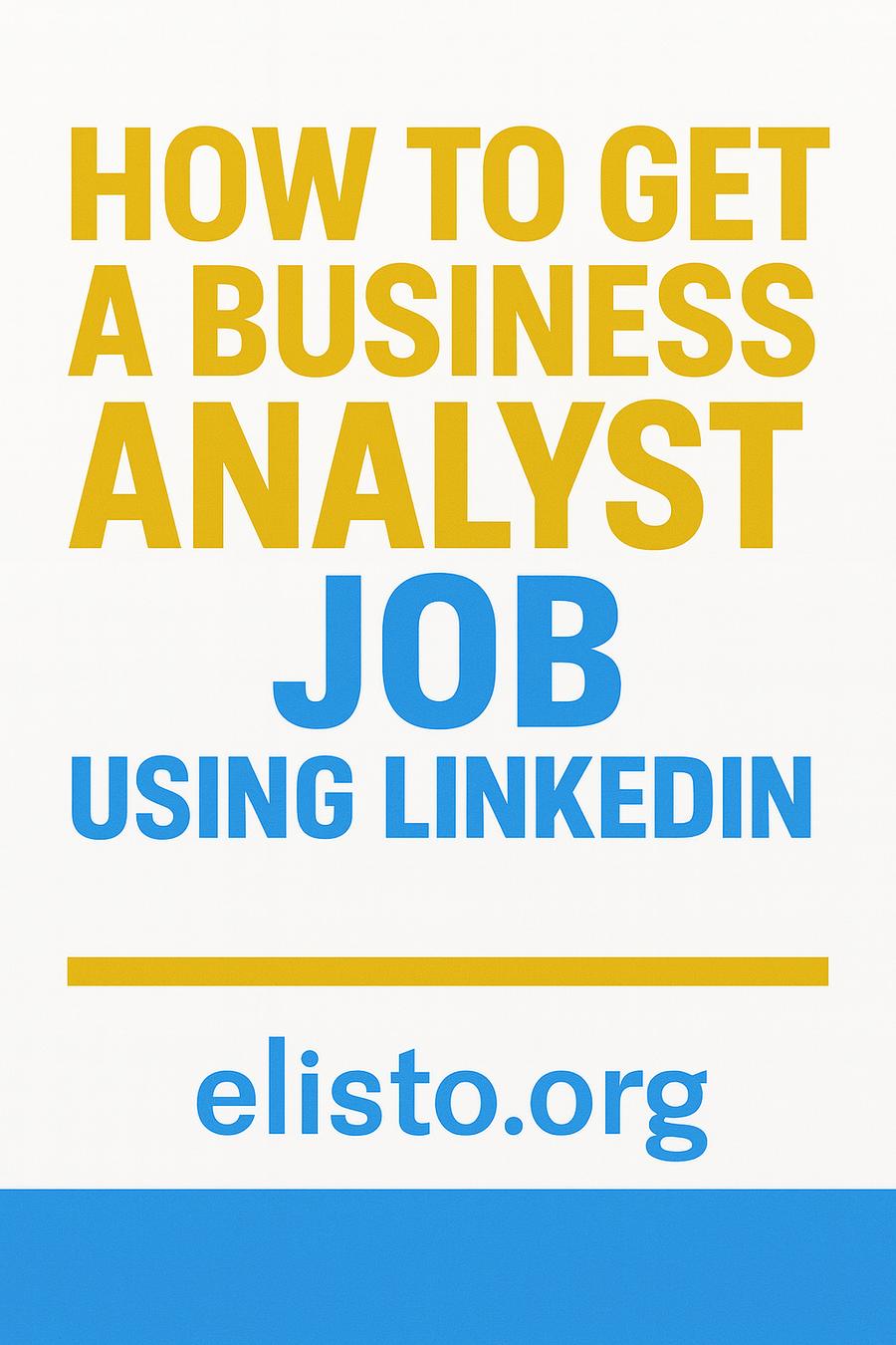 Business Analyst LinkedIn guide